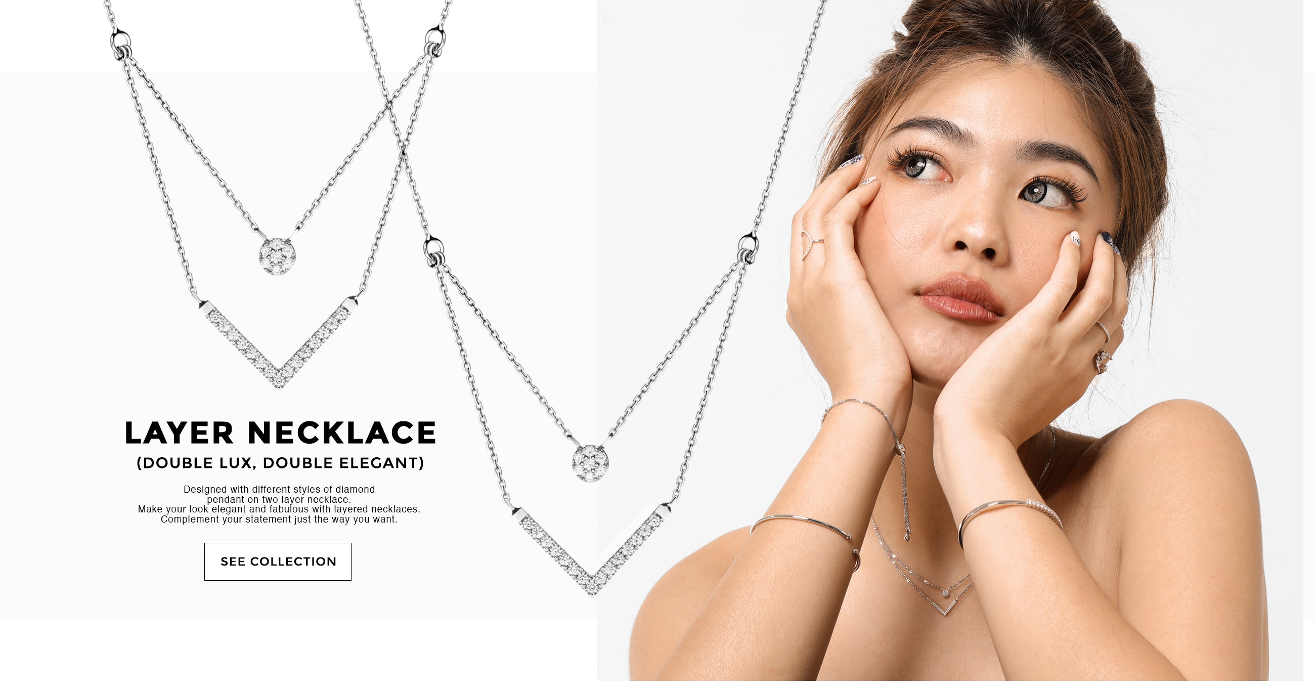 Bellissimo Double Layer Necklace Collecttion