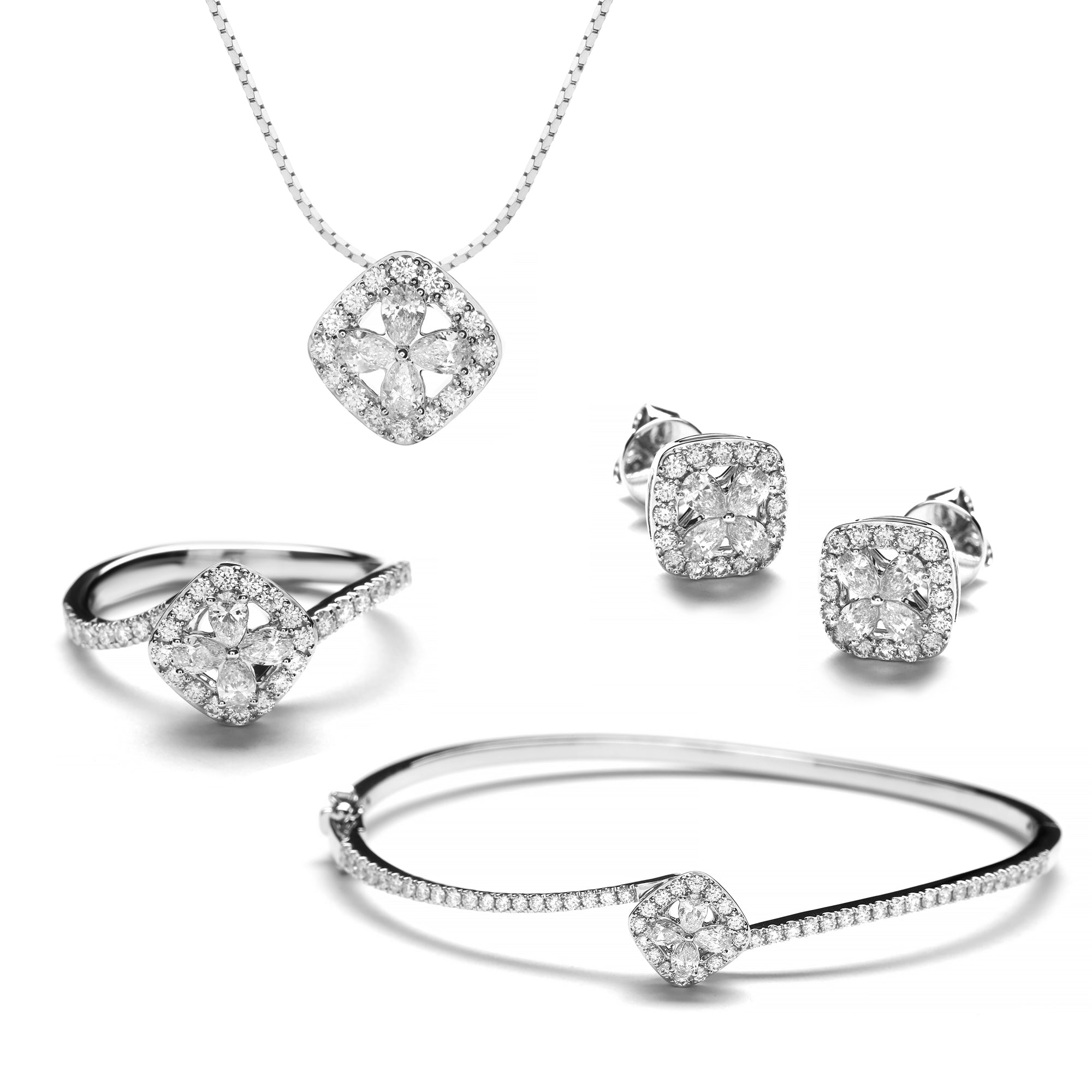 Marile Set Diamond (Champagne)