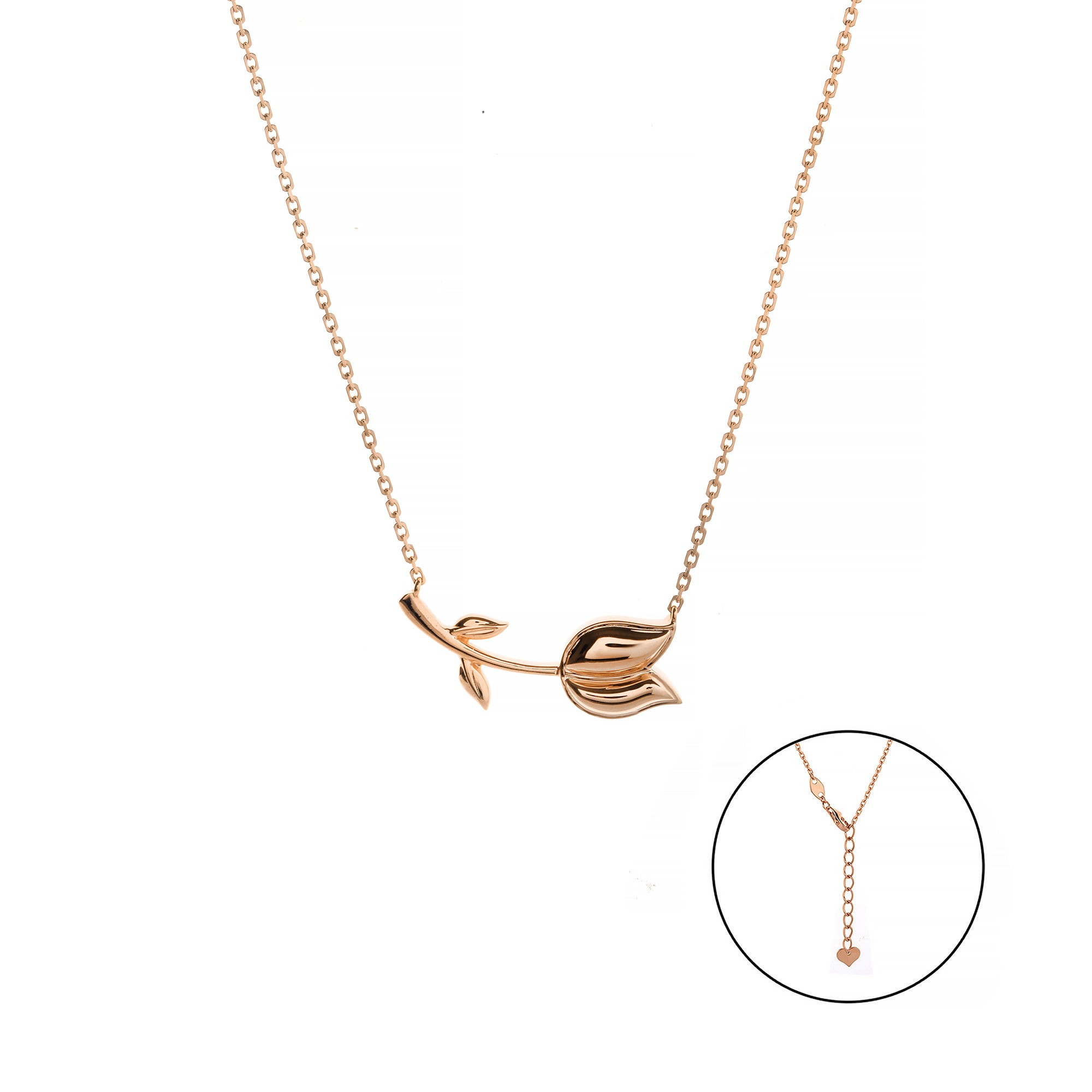 Alyssum Gold Necklace Rosegold (G2505070031)