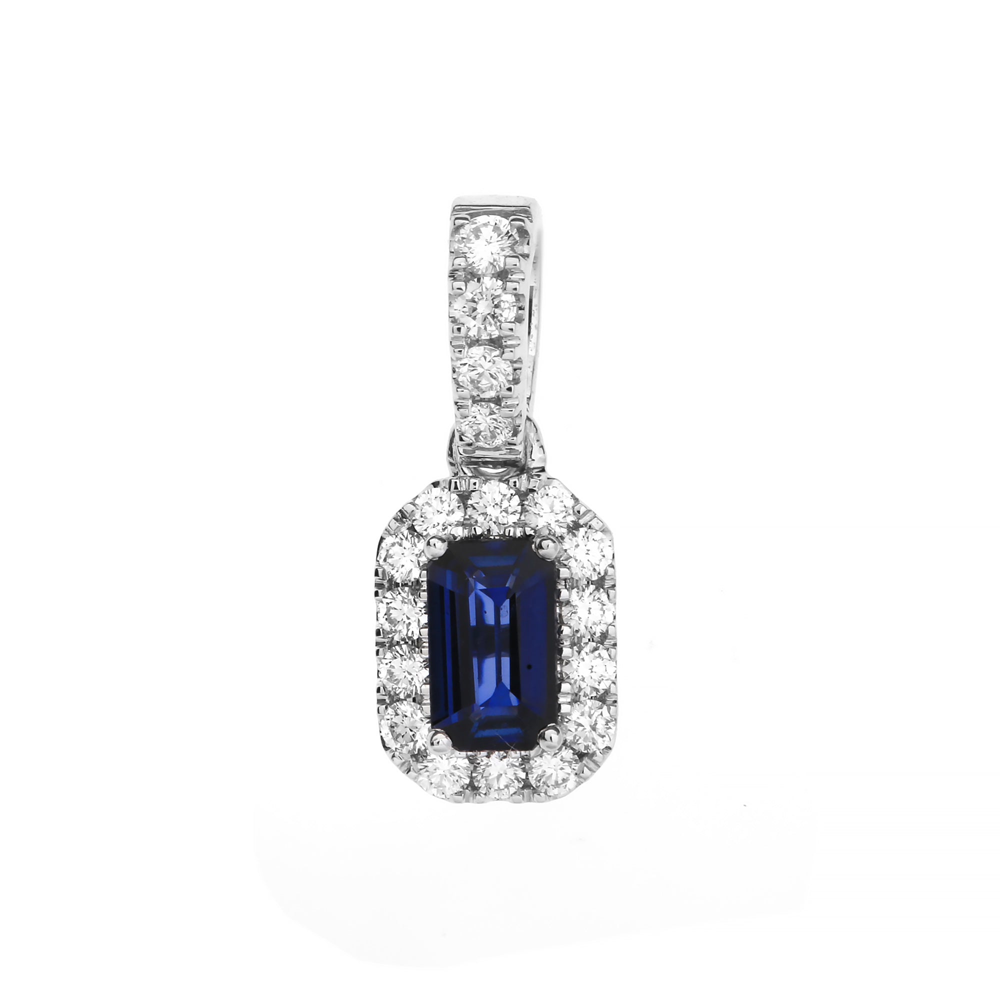 Auren Diamond Pendant With Blue Sapphire (P2507100146)