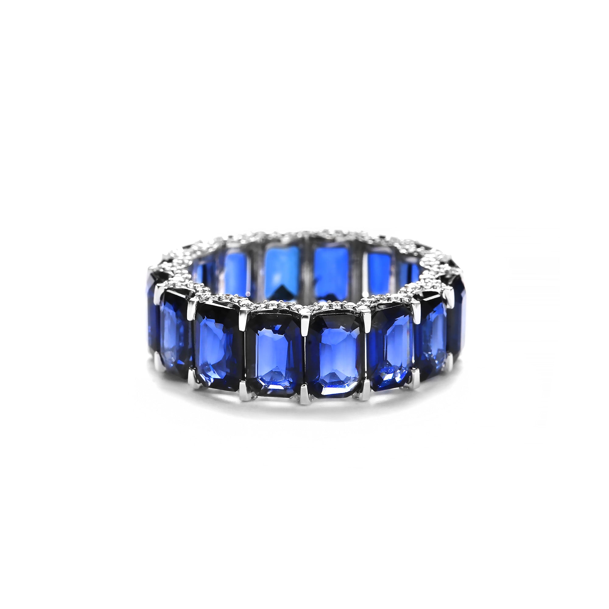 Calystria Diamond Ring With Blue Sapphire (P2508070080)