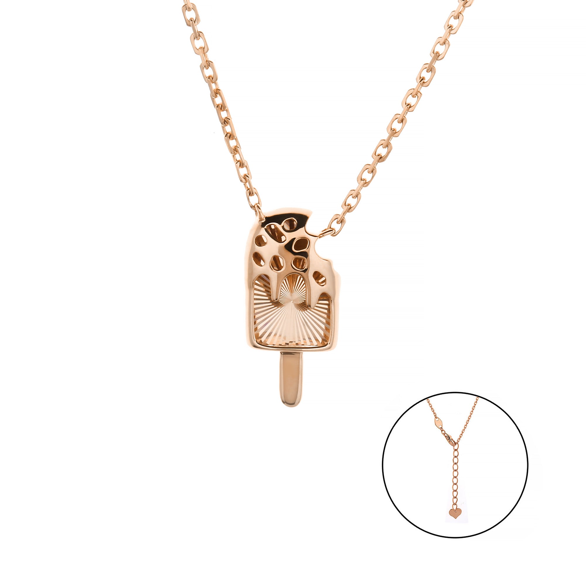 Frosty Gold Necklace Rosegold (C2411290020)