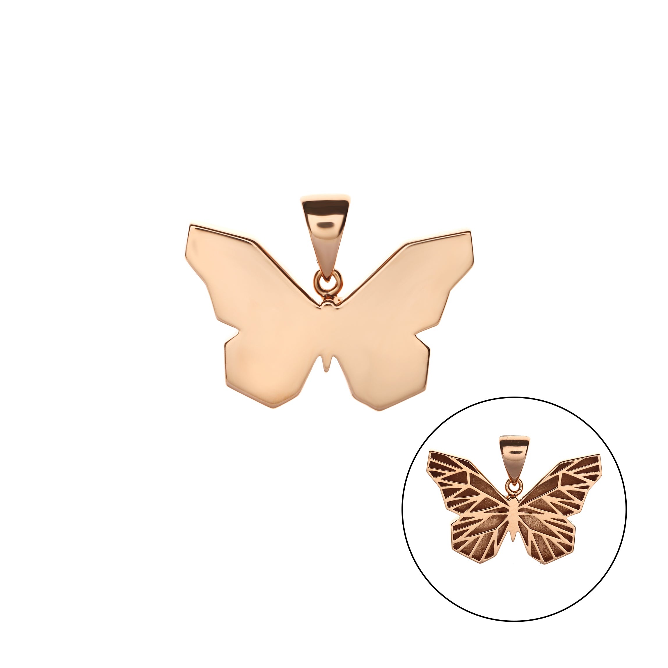 Butterfly Gold Pendant Rosegold (G2403050005)