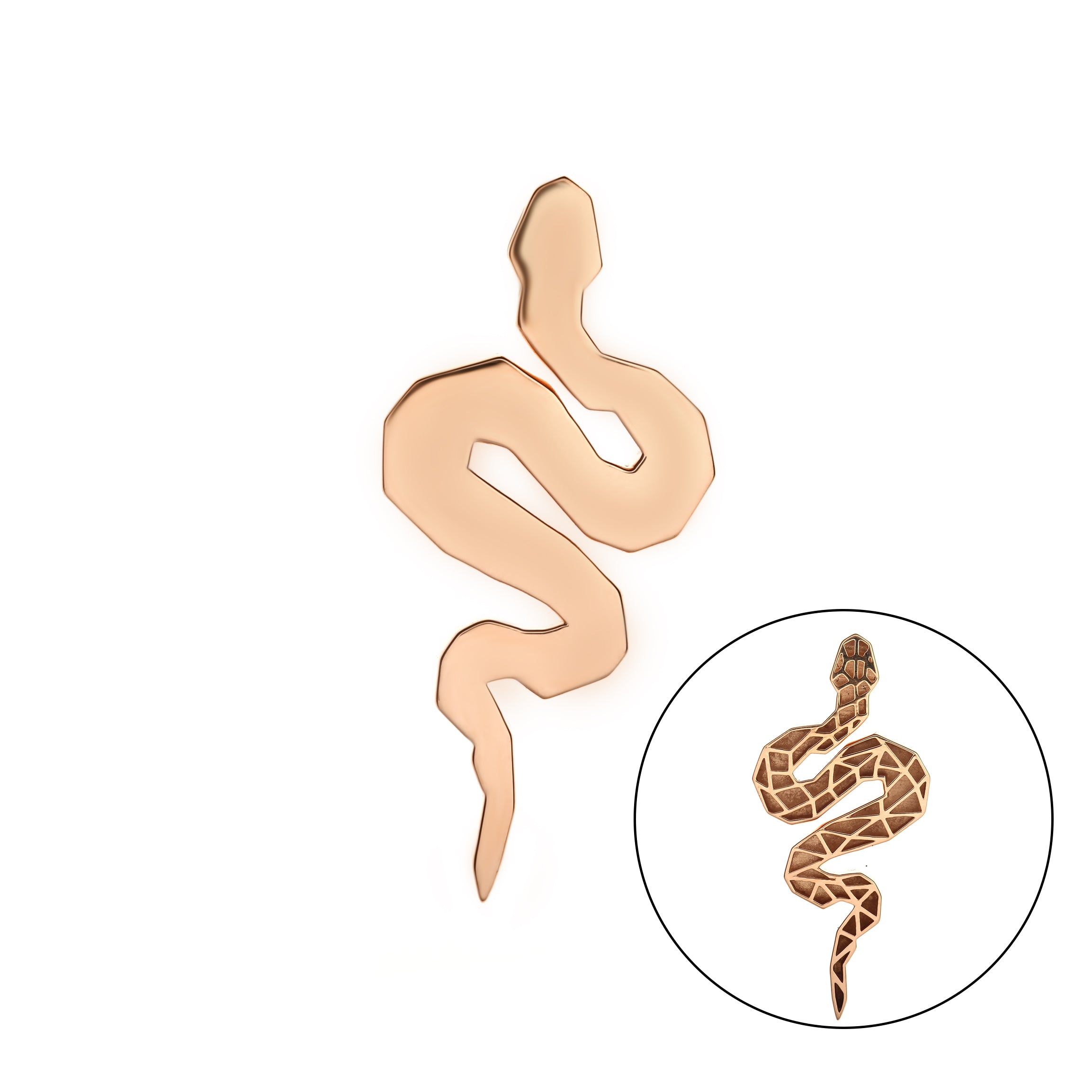 Snake Gold Pendant Rosegold (G2403080145)