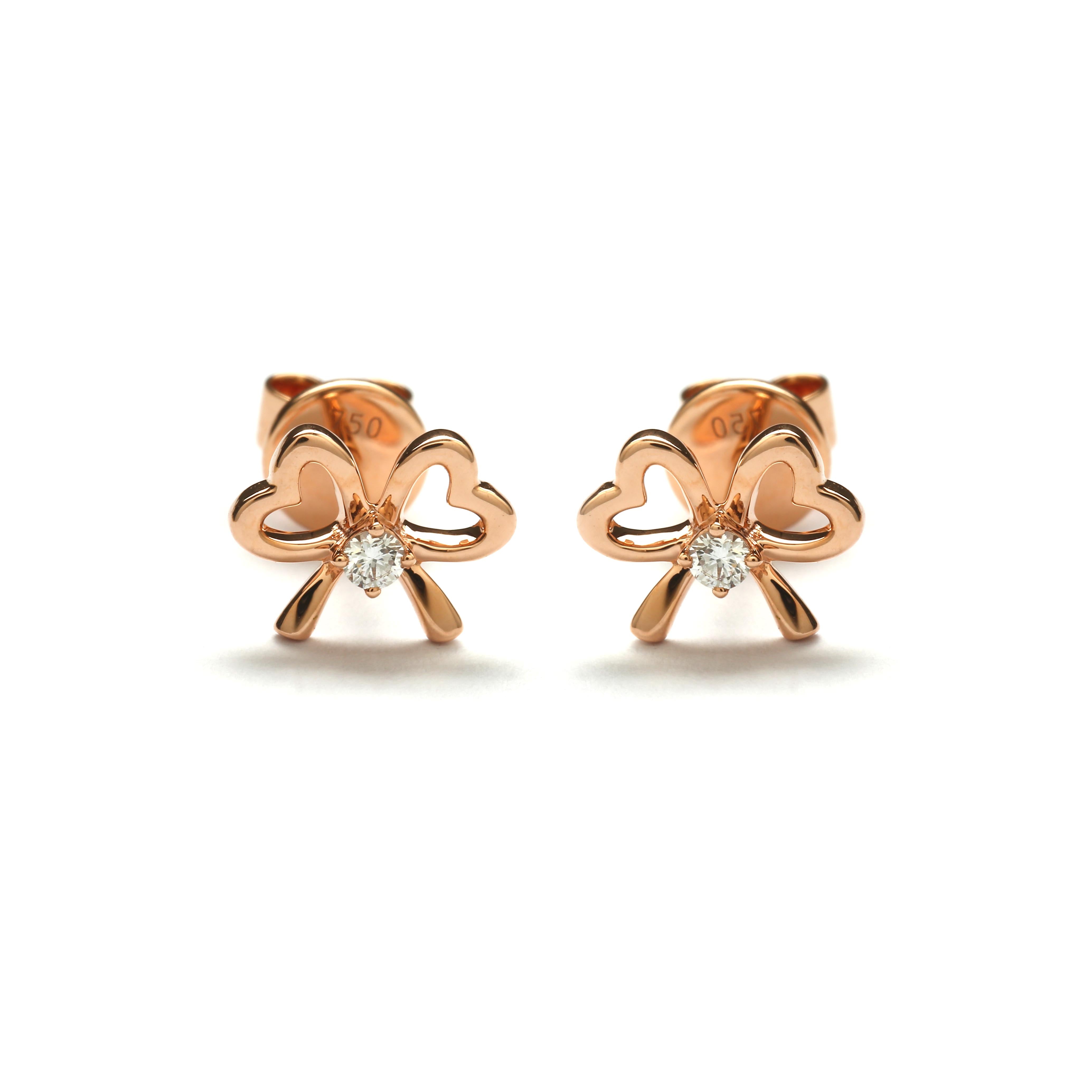 Ribbonia Set Diamond Earrings (P2401300017)