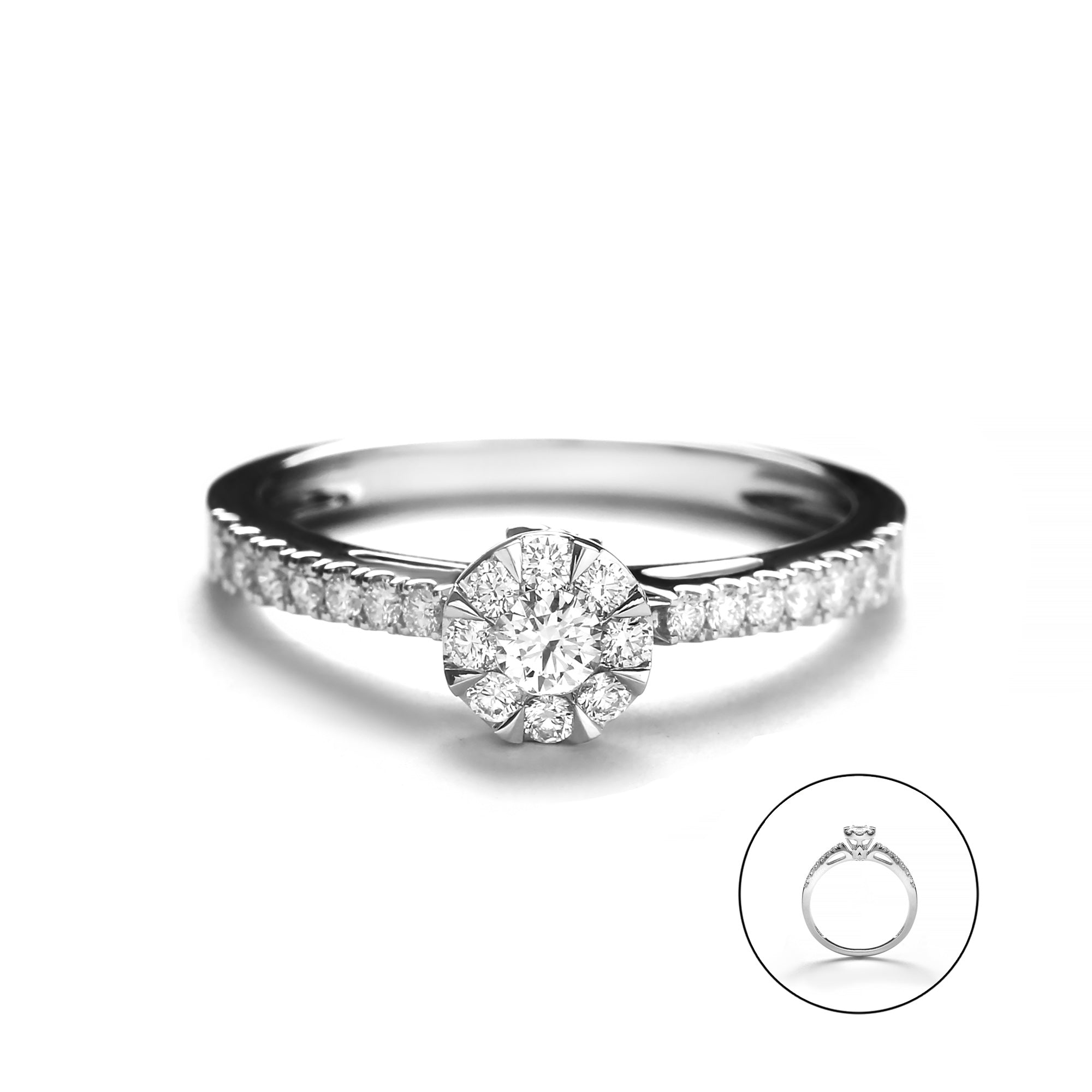 Ovien Set Diamond Ring (P2507160012)