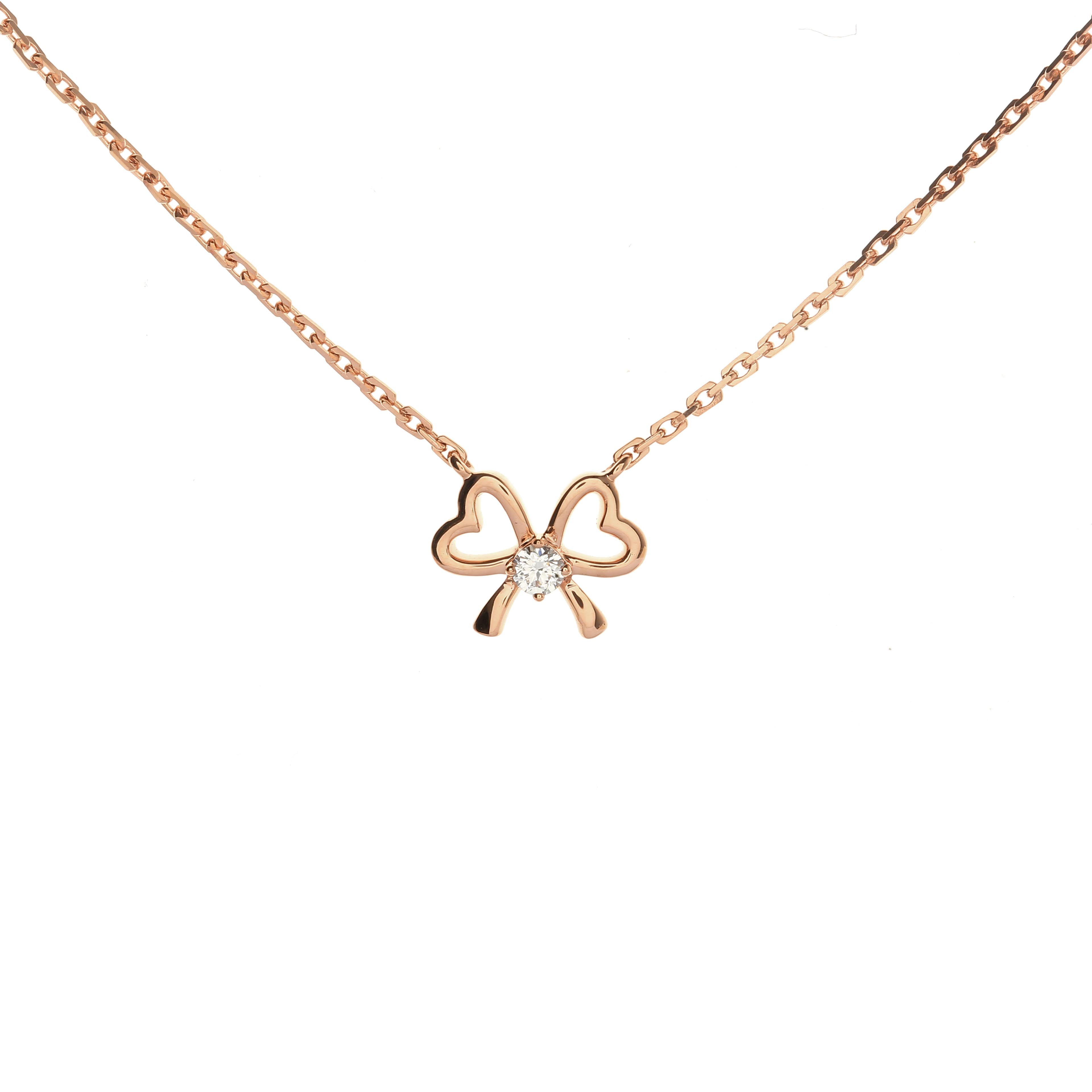 Ribbonia Set Diamond Necklace (P2402010002)