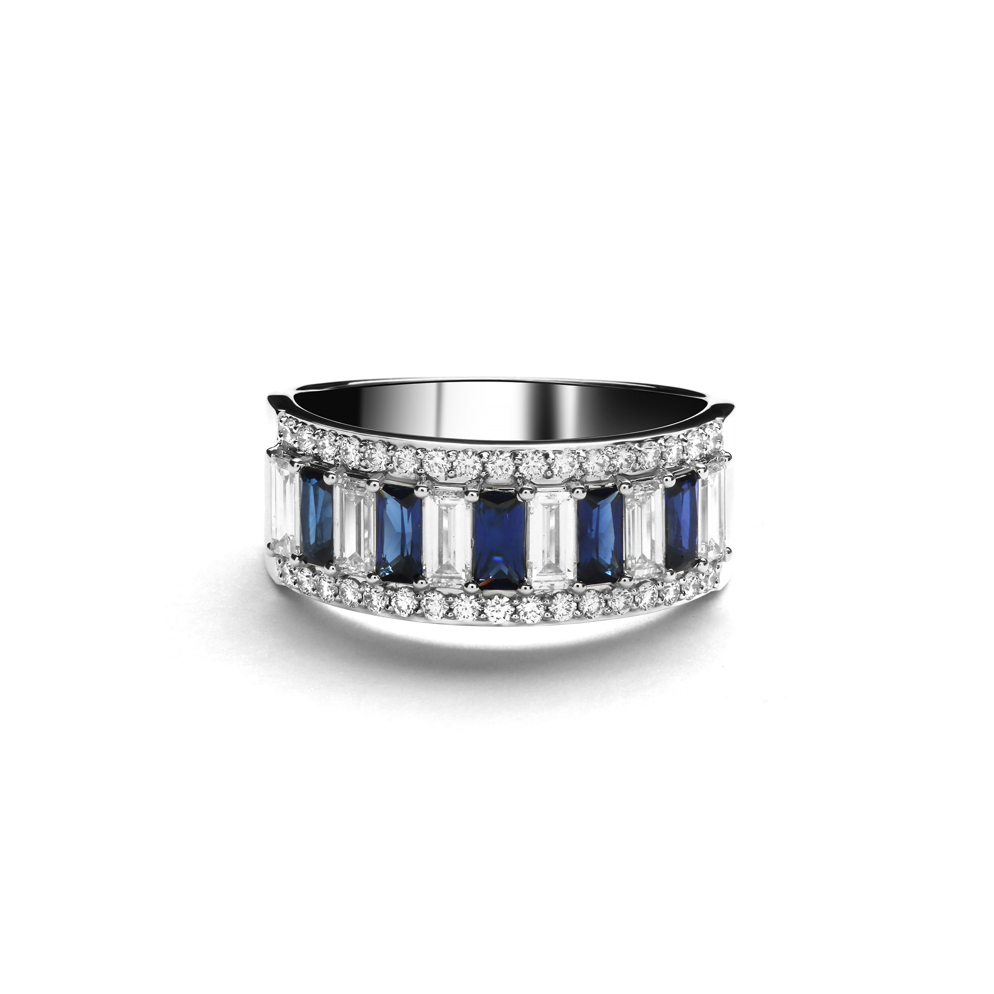 Marcelliane Diamond Ring With Blue Sapphire (P2312190009)