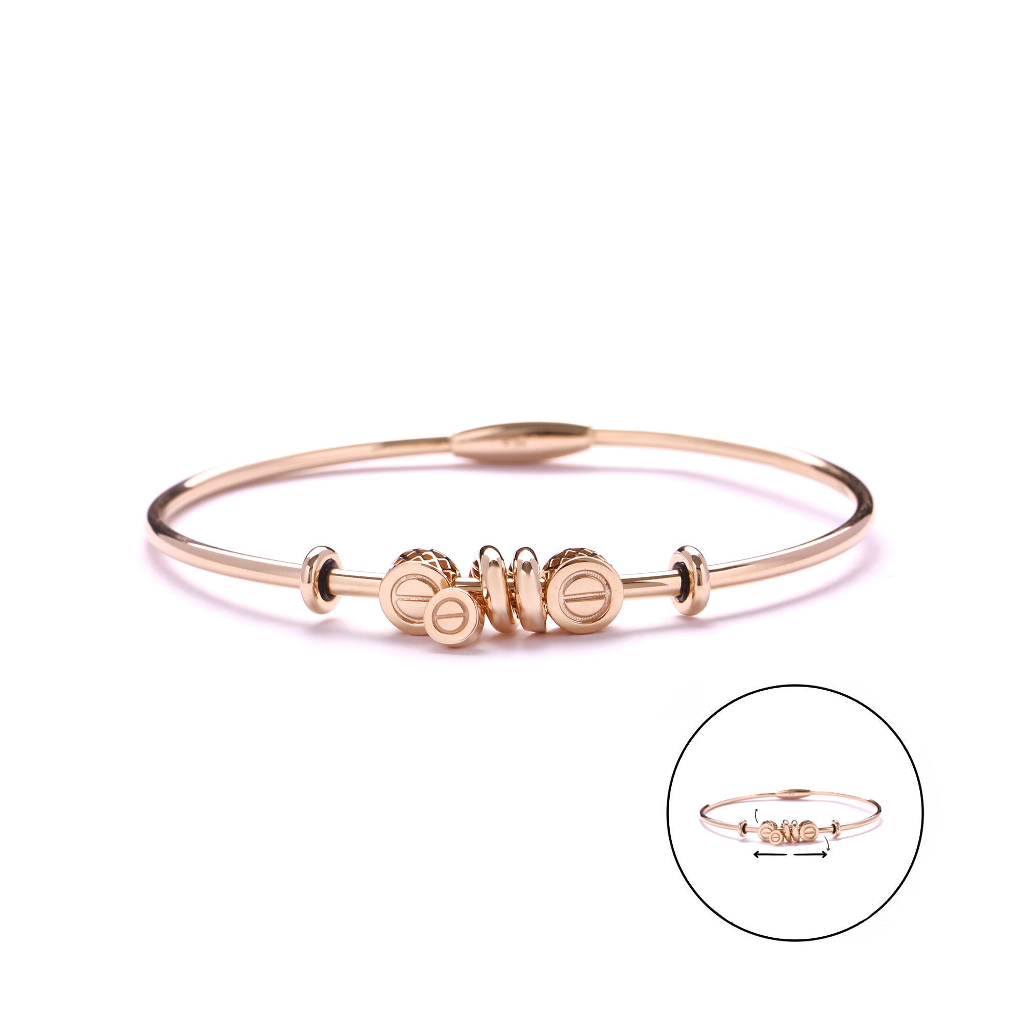 Odette Gold Bangle (Q2605040033)