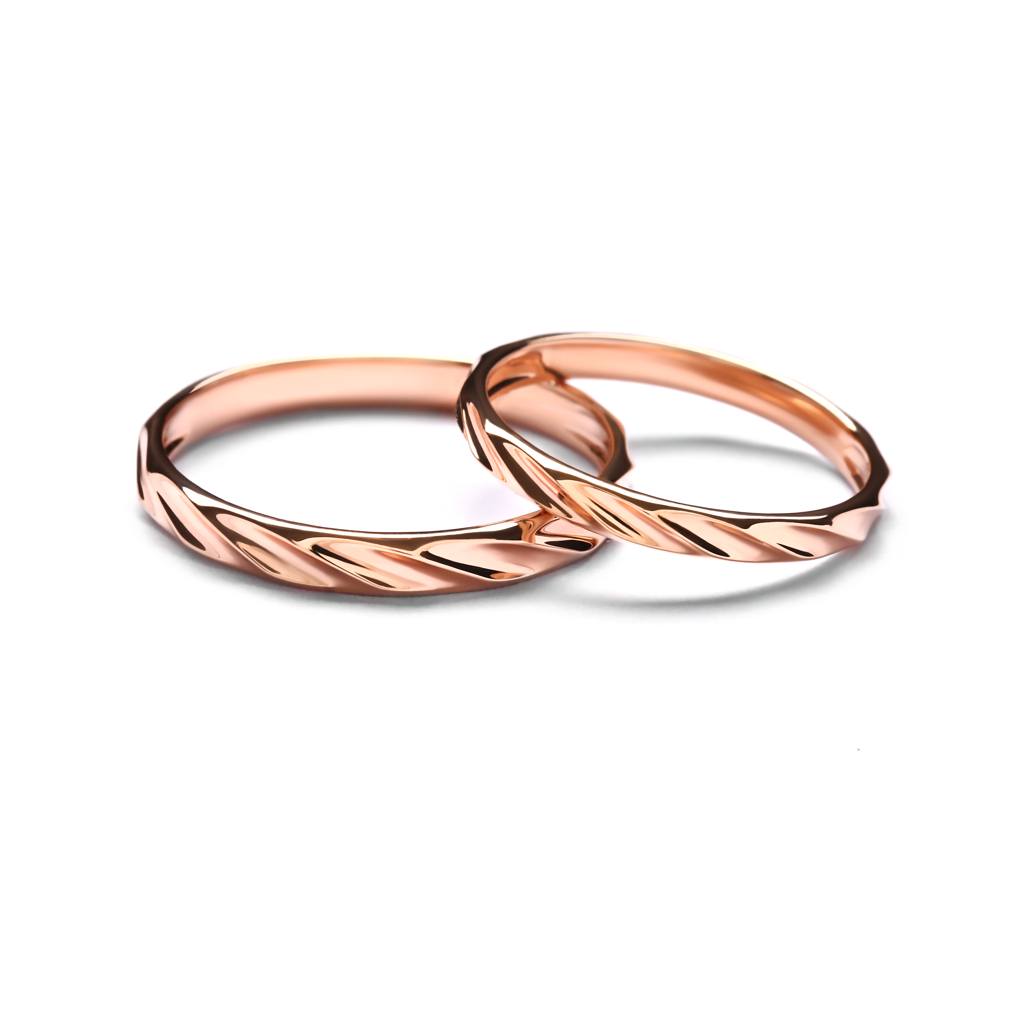 Maxine Couple Gold Ring