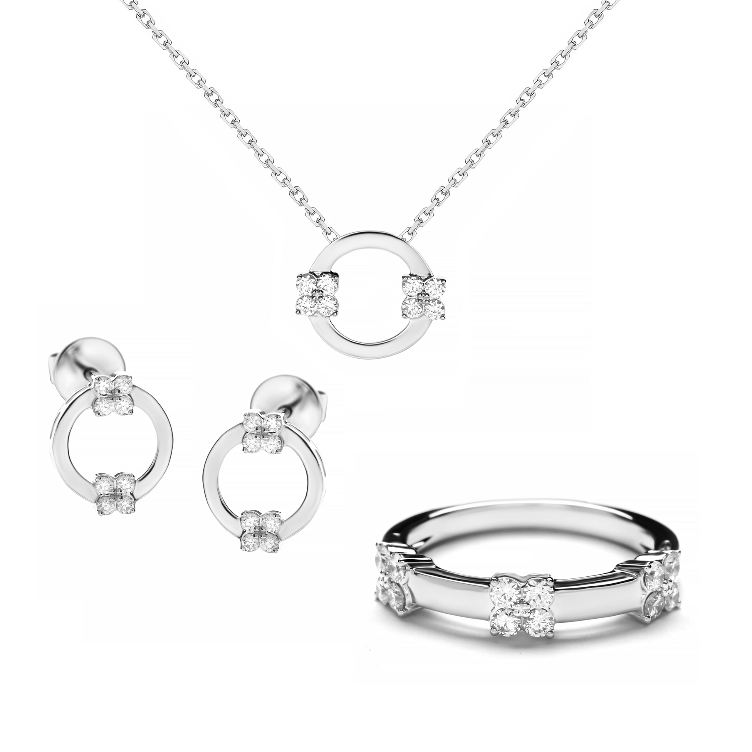 Channela Set Diamond (Royal Tea)