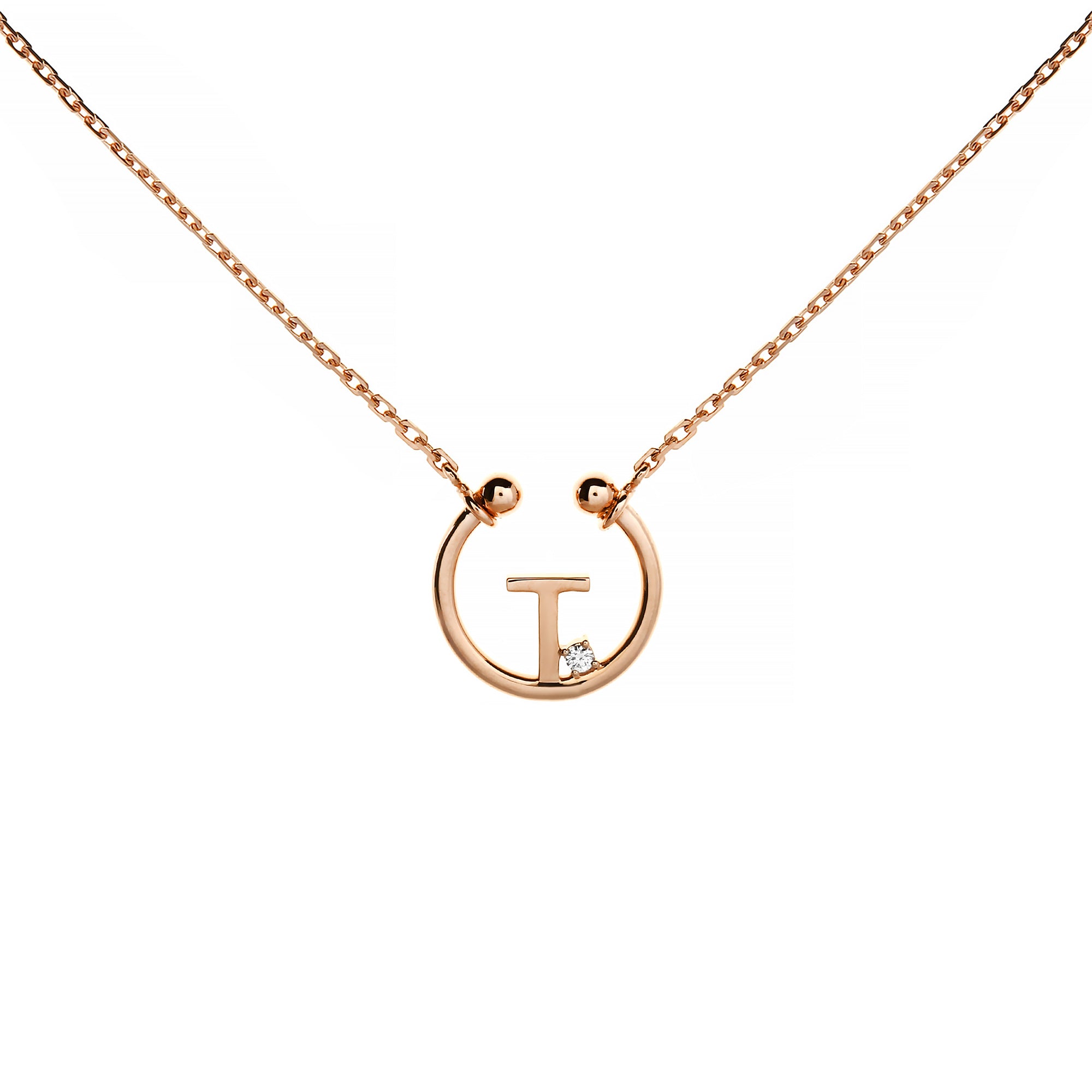 T Alphabeth Diamond Necklace (P2405290031)