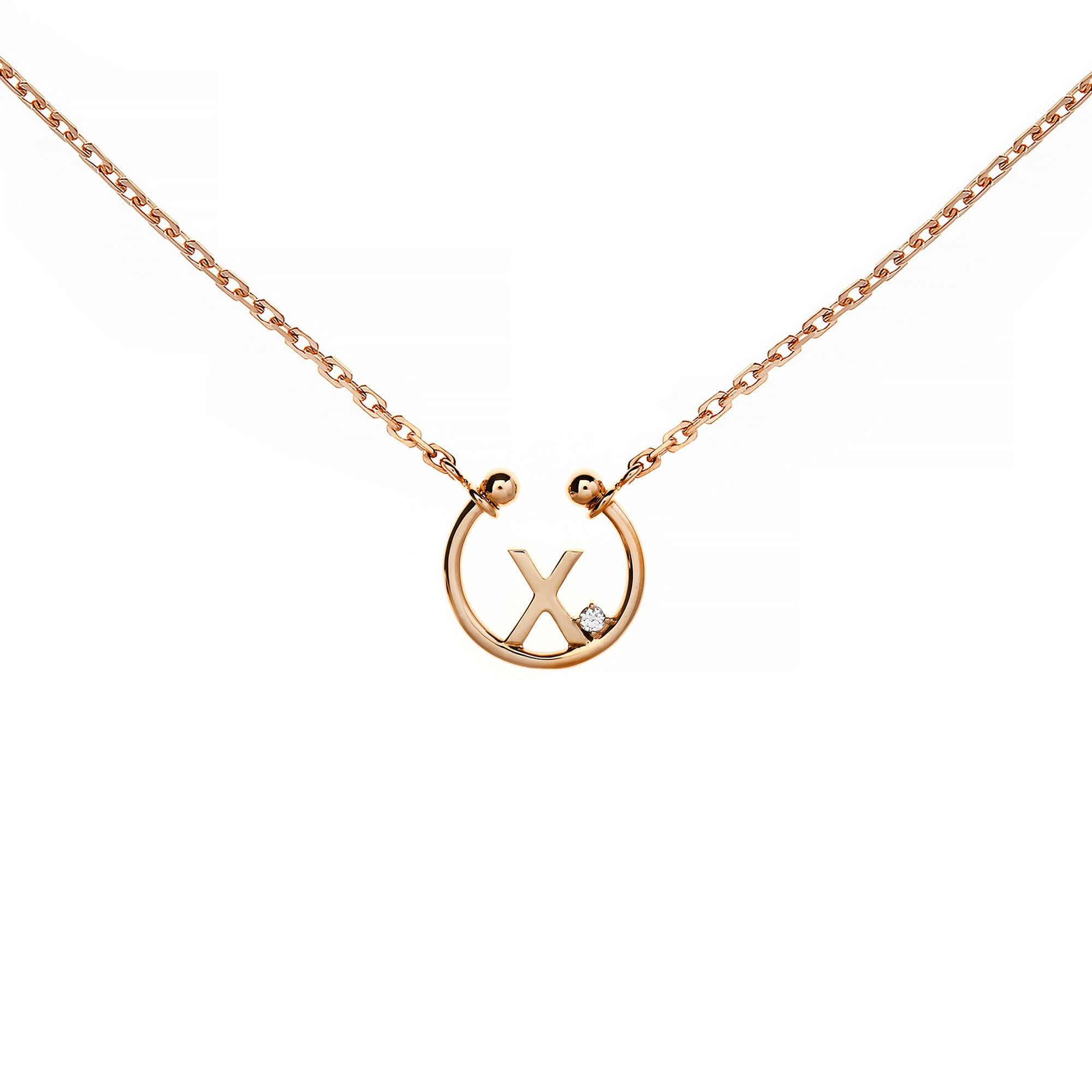 X Alphabeth Diamond Necklace (P2406040009)