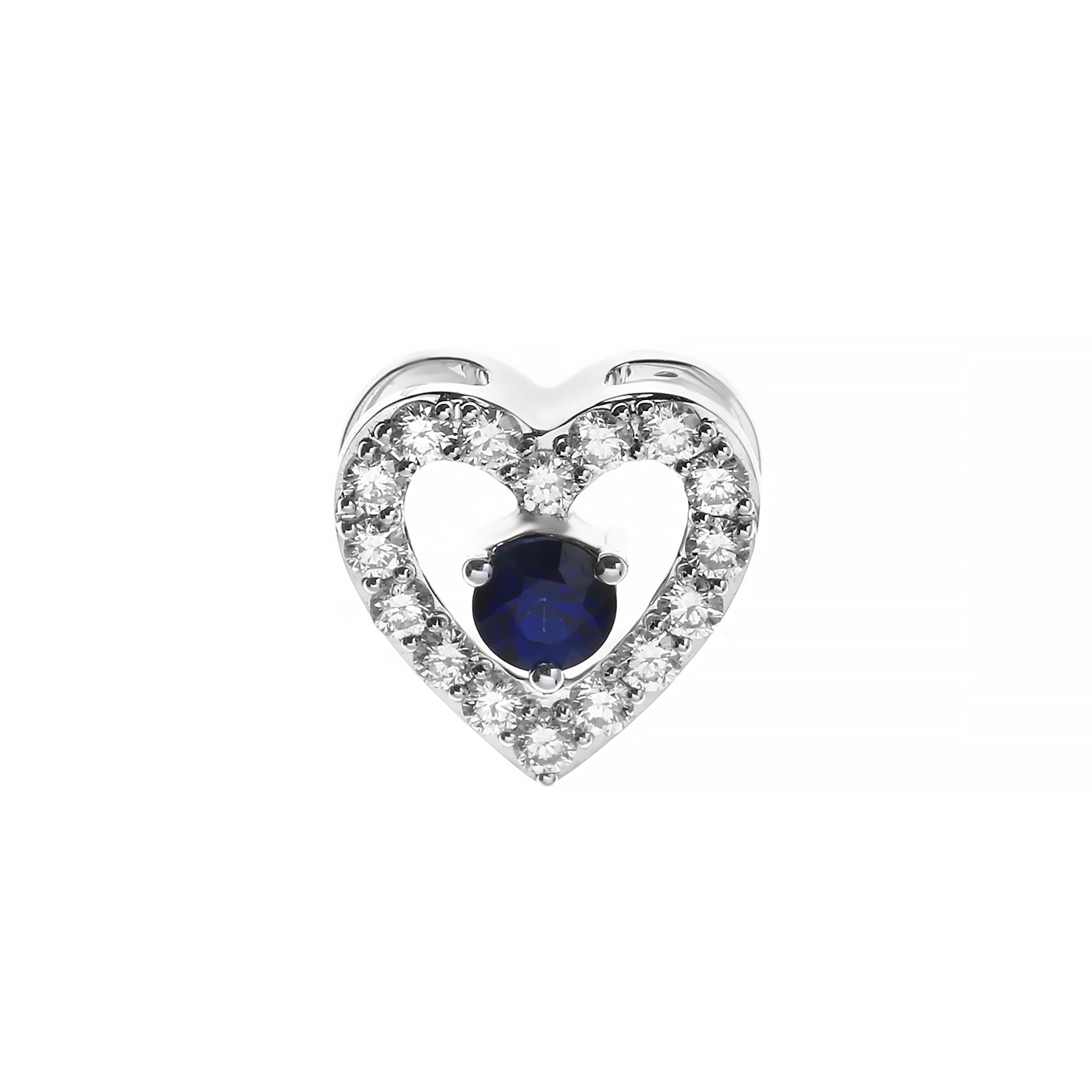 Zaphir Diamond Pendant With Blue Sapphire (P2501220081)