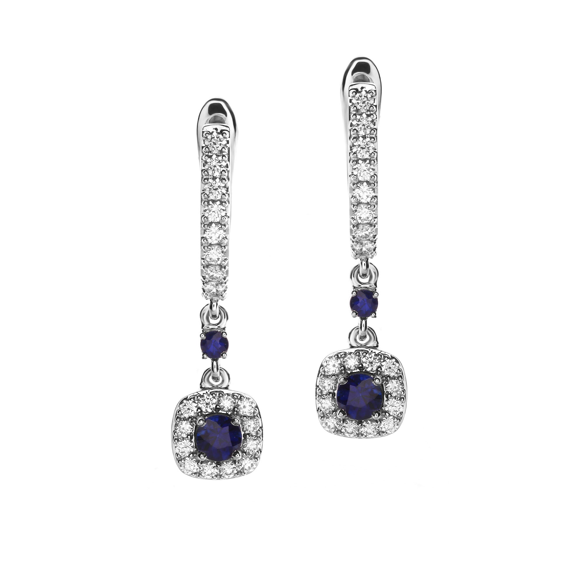 Aquilina Diamond Earring With Blue Sapphire (P2312190005)