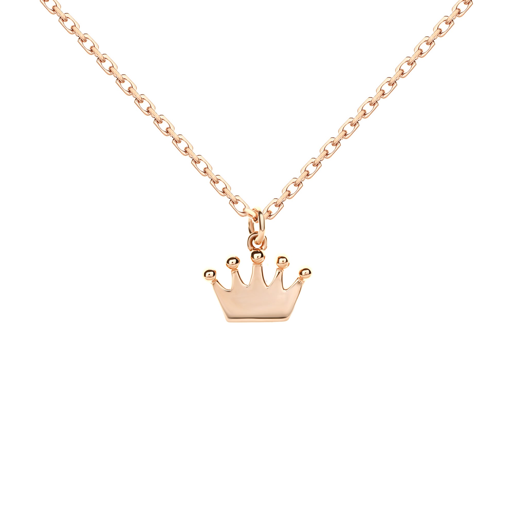 Crown Gold Necklace Rosegold (G2402190245)