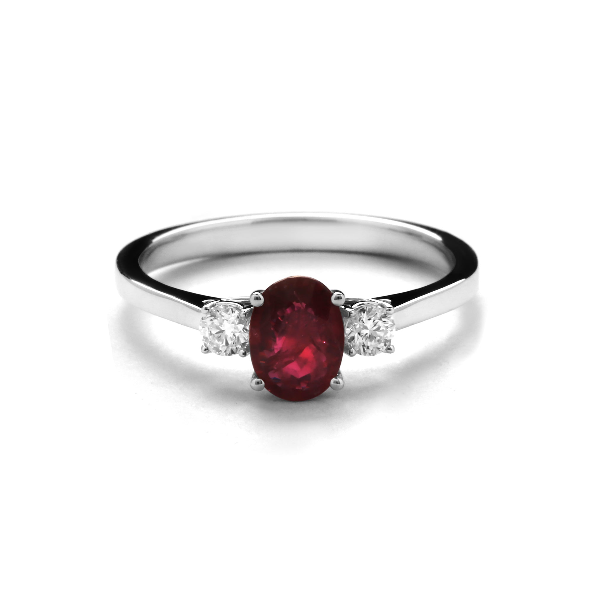 Finnese Diamond Ring With Ruby (D2409120004)