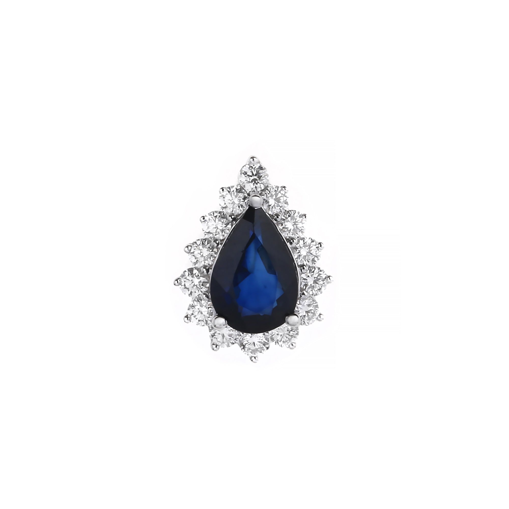 Glisten Diamond Pendant With Blue Sapphire (P2503190109)