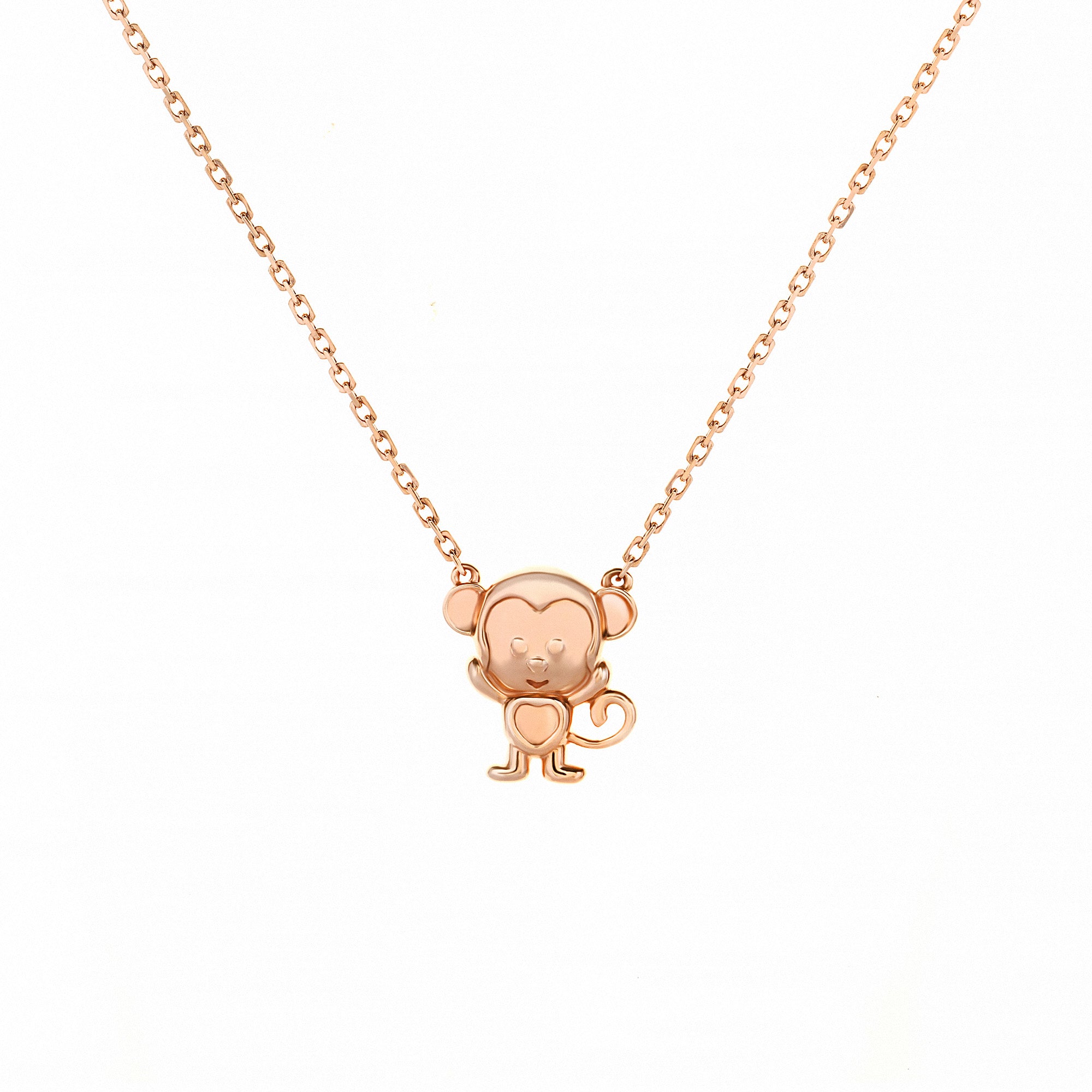Monkey Gold Necklace Rosegold (G2403260010)