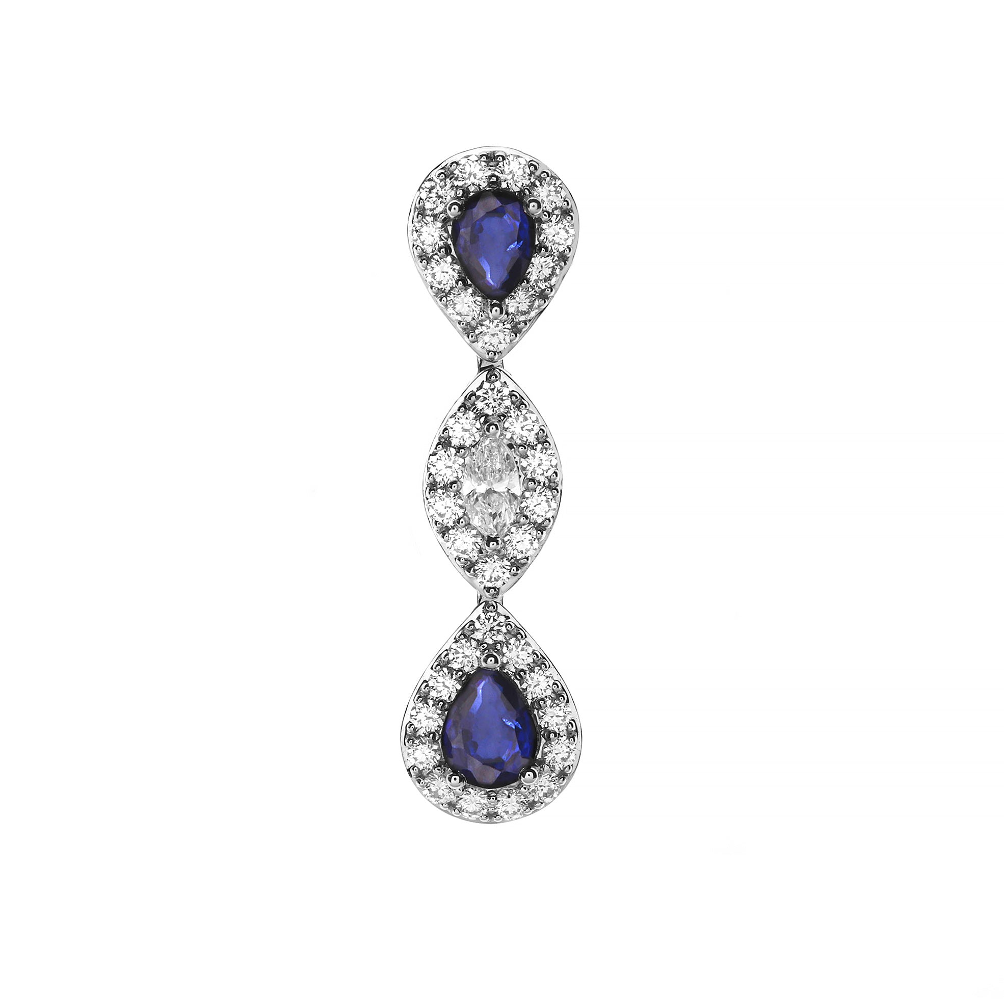 Sedna Diamond Pendant With Blue Sapphire (P2312120037)