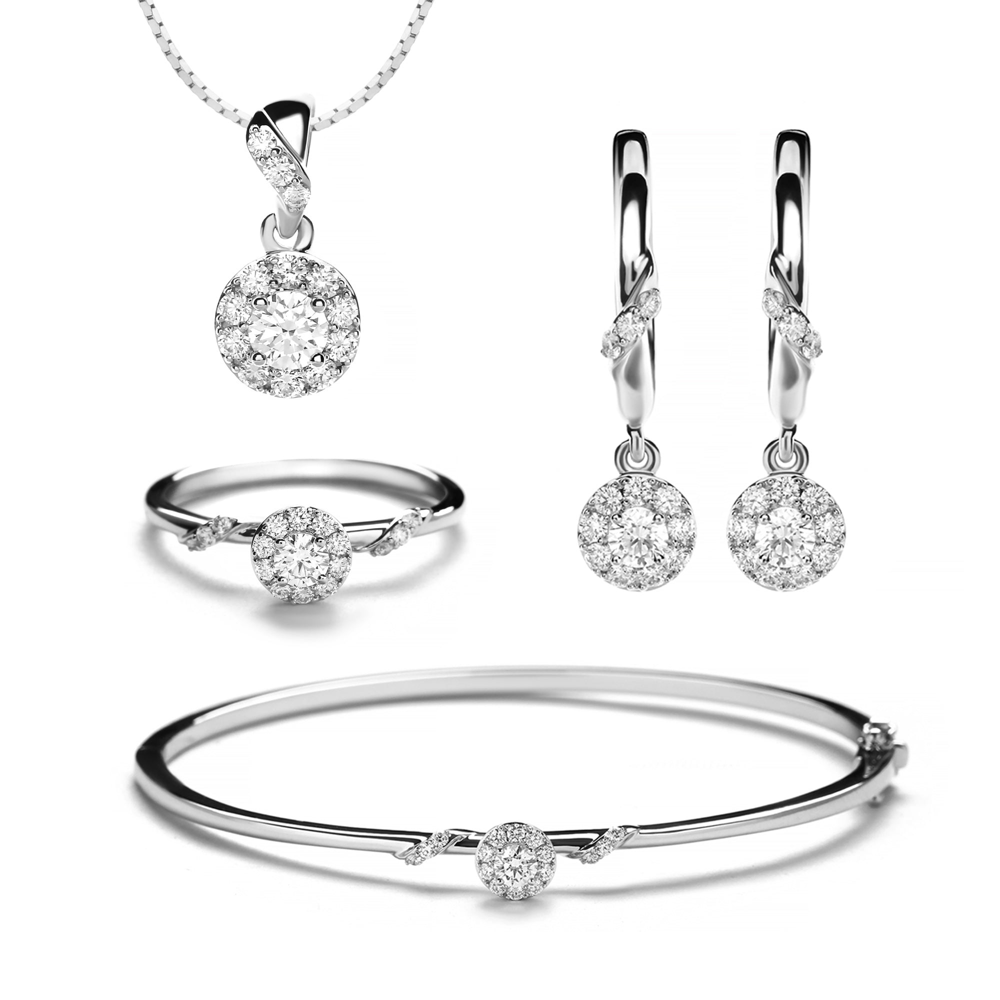 Olera Set Diamond (Red Wine)