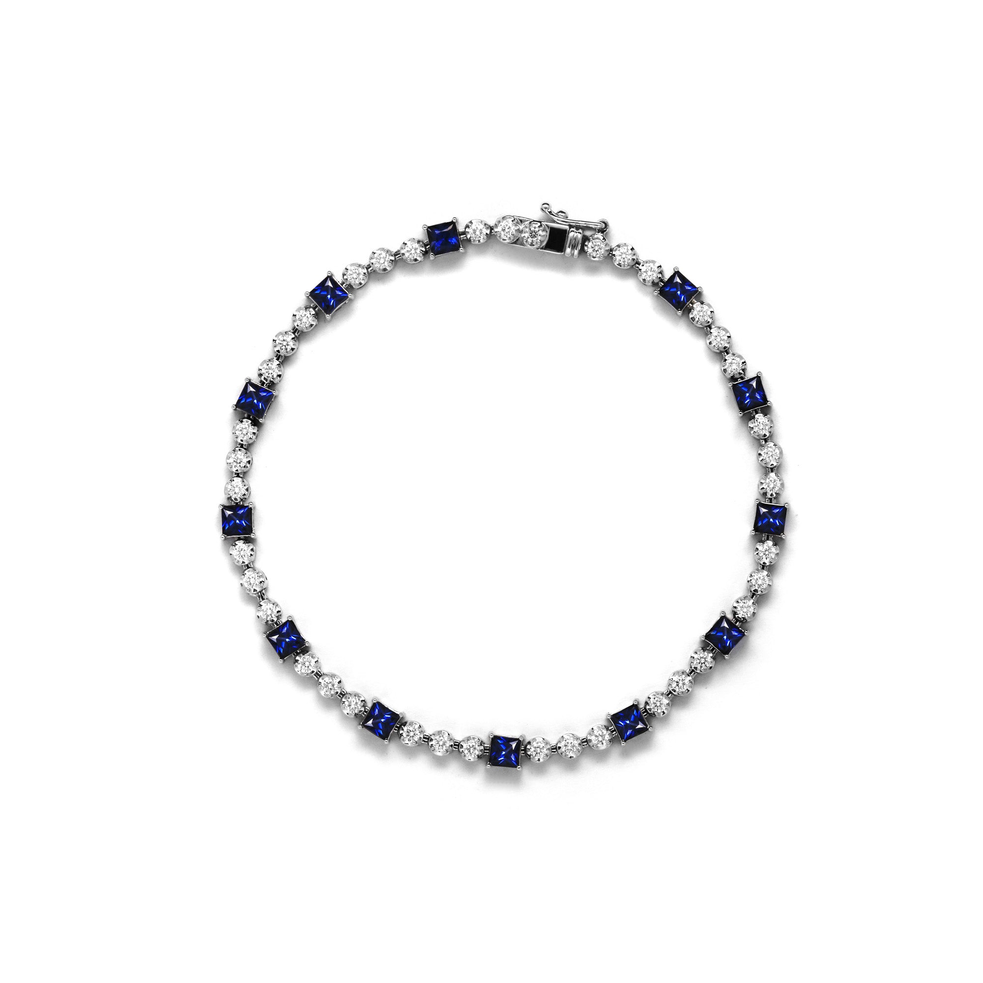 Splash Diamond Bracelet With Blue Sapphire (D2410110001)