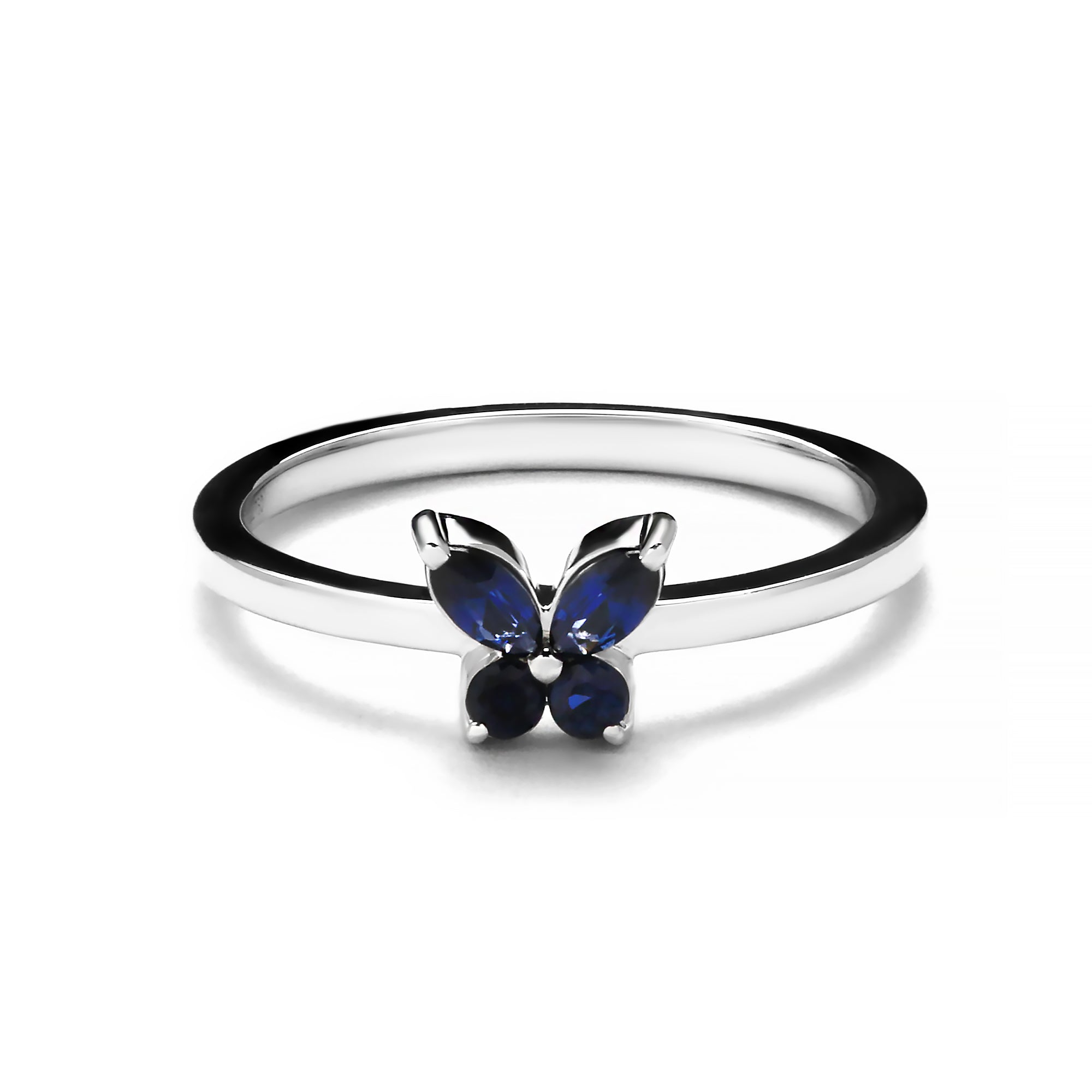 Vynra Diamond Ring with Blue Sapphire (D2409170009)