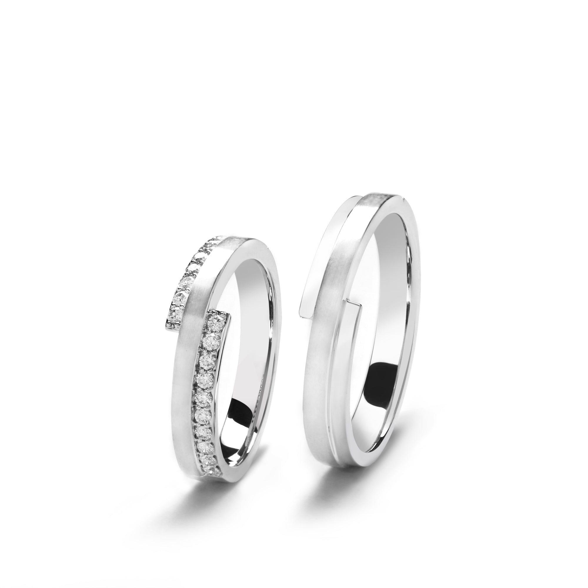 Rafaella Diamond Ring & Rafael Gold Ring