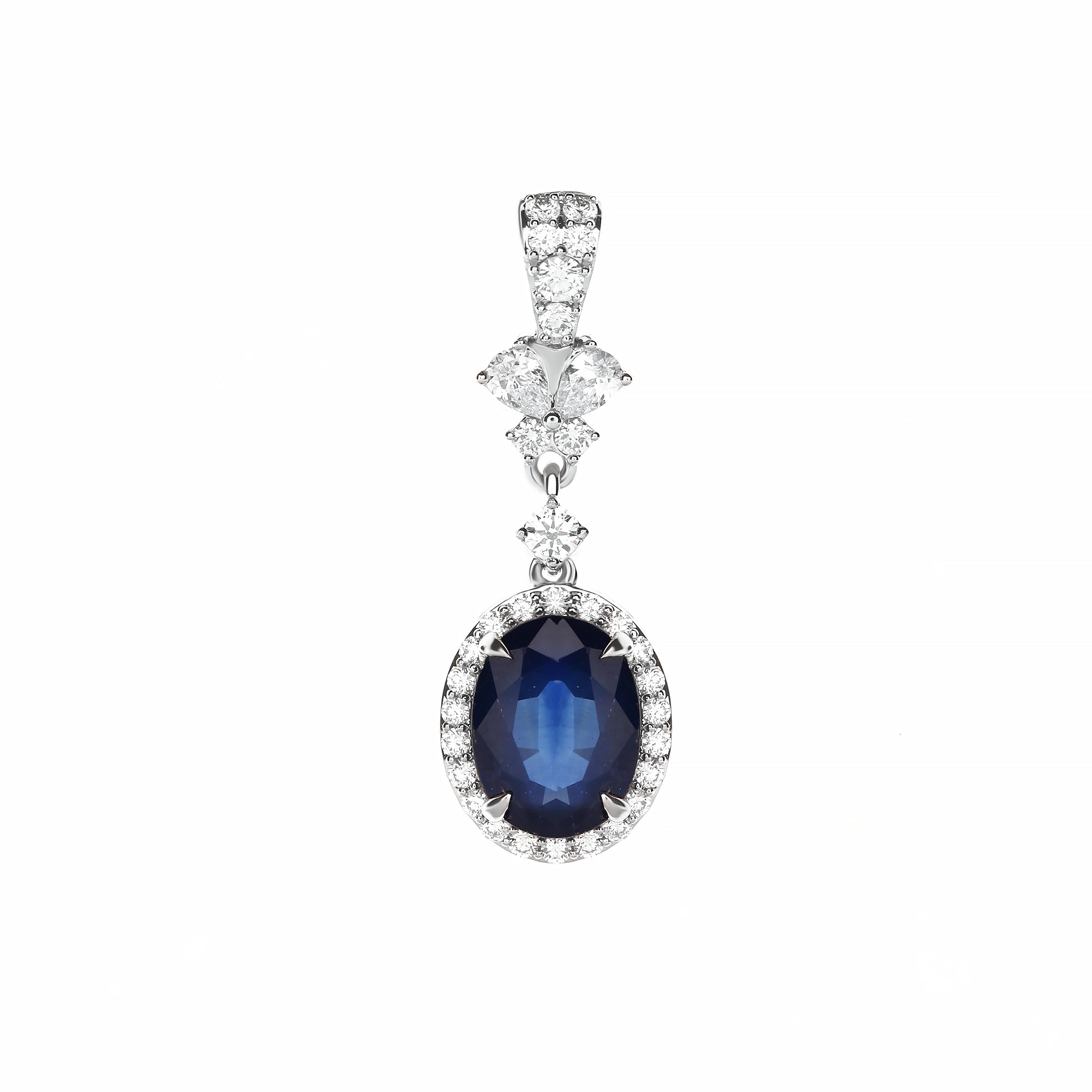 Marina Diamond Pendant With Sapphire (P2212070051)