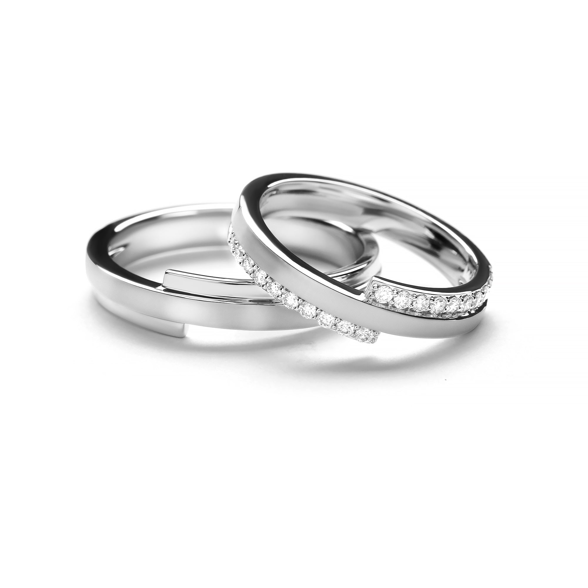 Rafaella Diamond Ring & Rafael Gold Ring