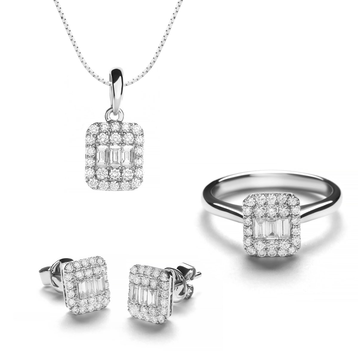 Monroe Set Diamond (Champagne)