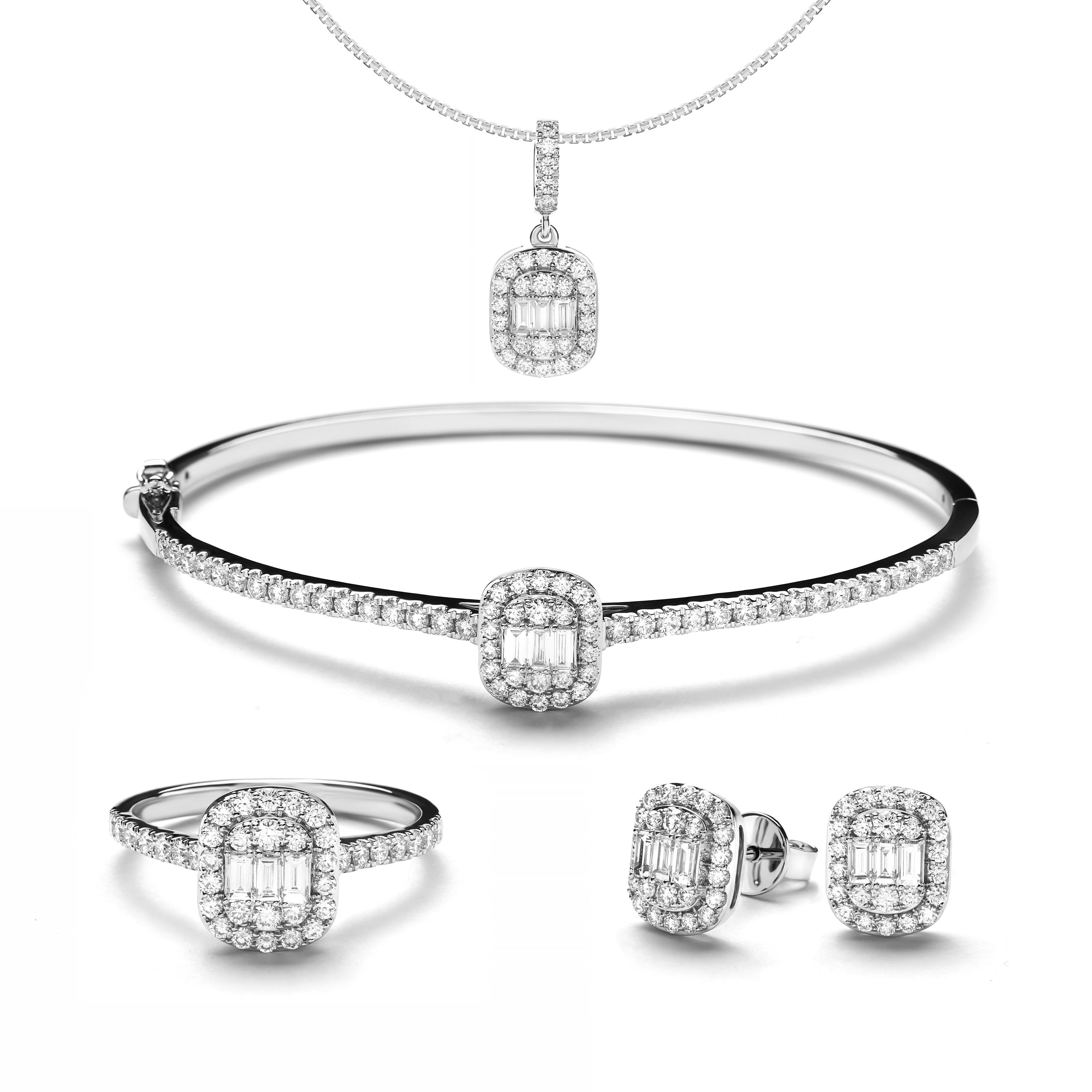 Clarabella Set Diamond (Champagne)