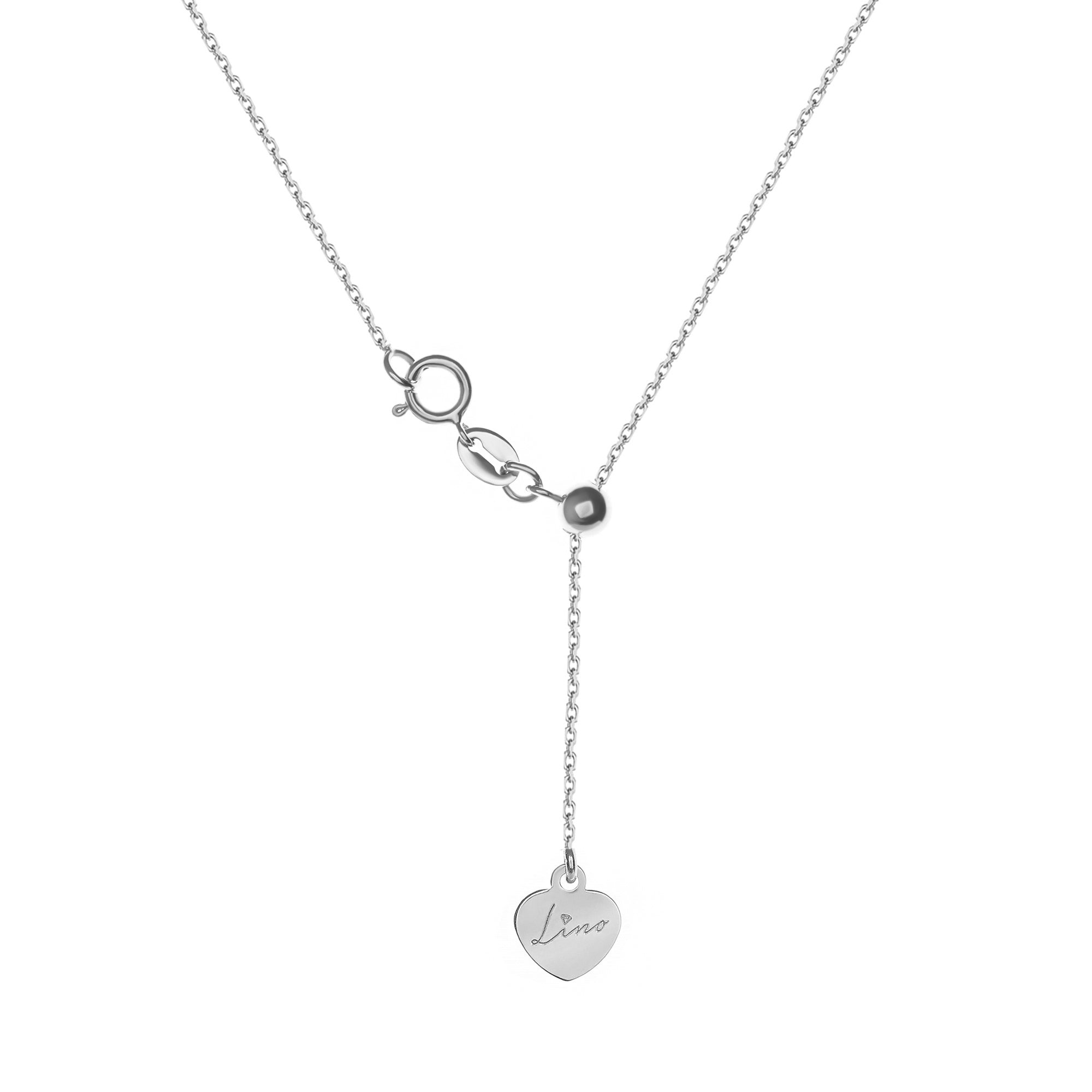 Gold Necklace Chain Cable 18K Whitegold (S2207080001)