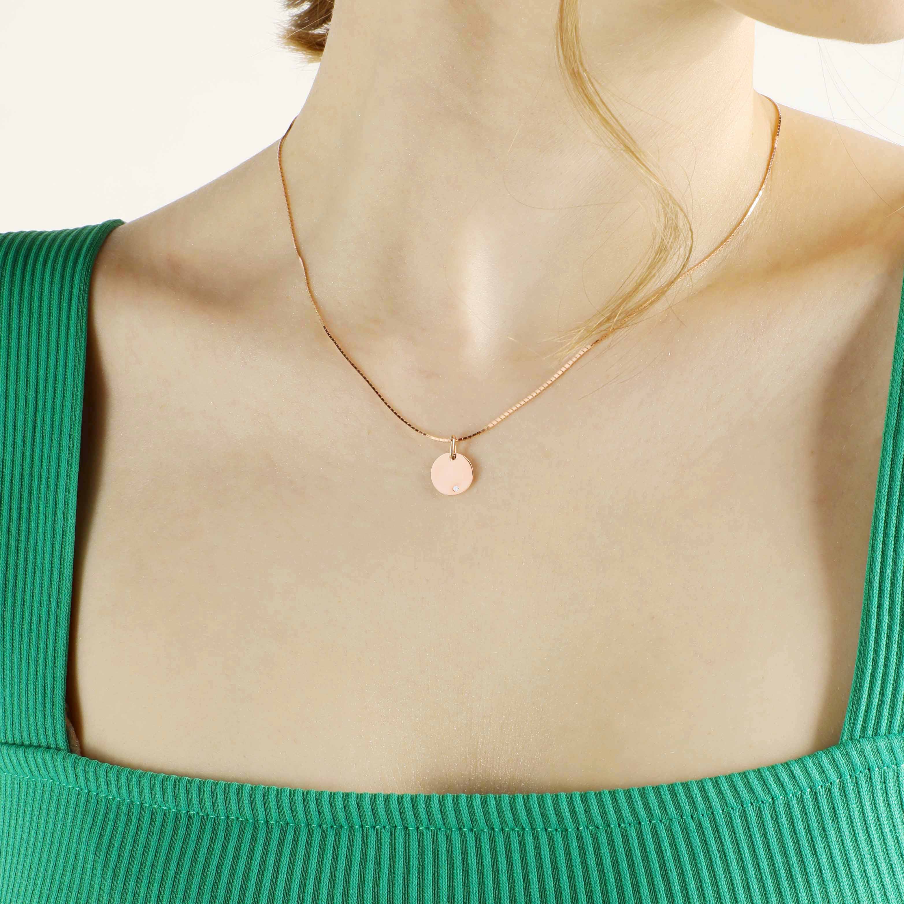 Coin Diamond Pendant (P2209220231)