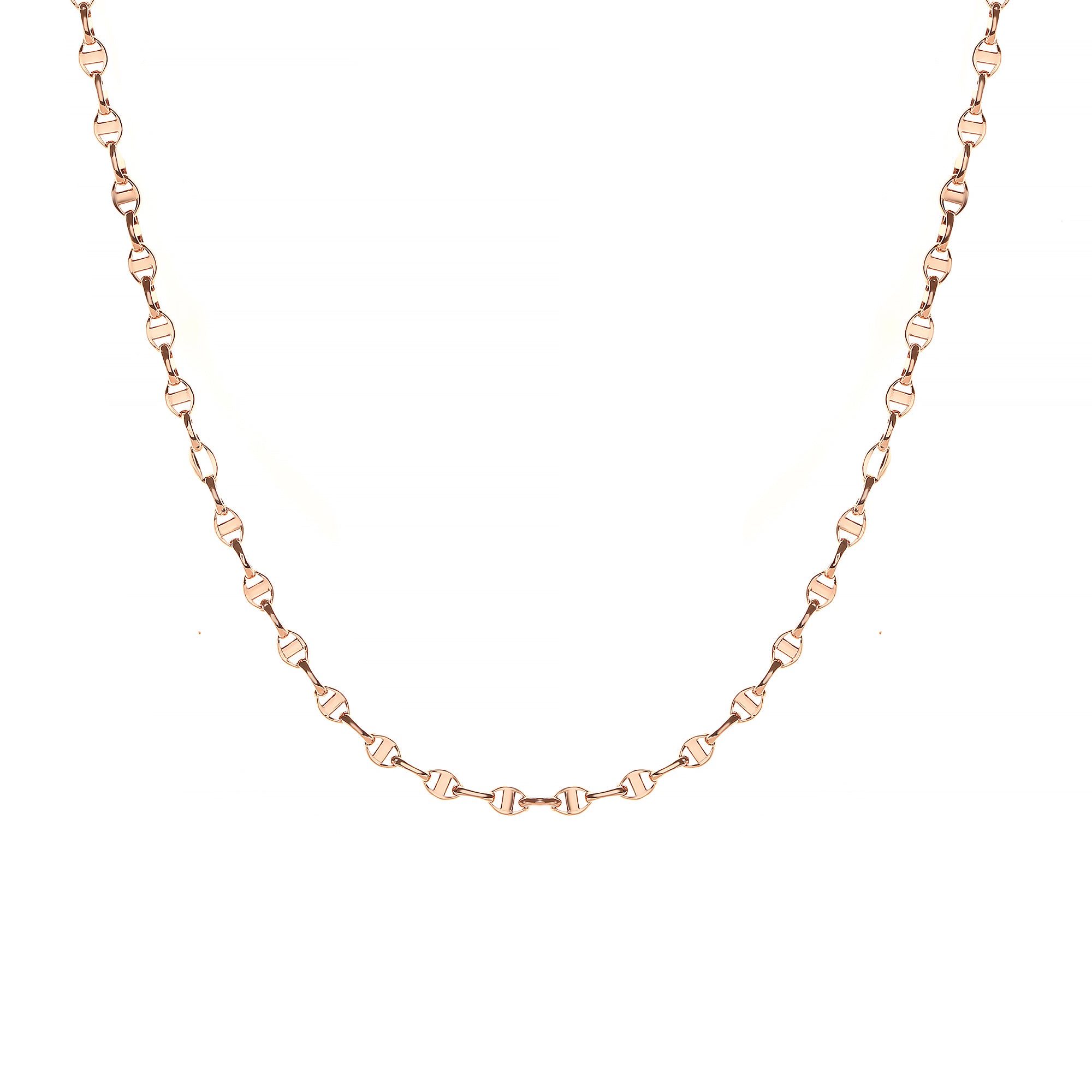Belovals Anchor Gold Necklace Chain 18K Rosegold (S2211220164)