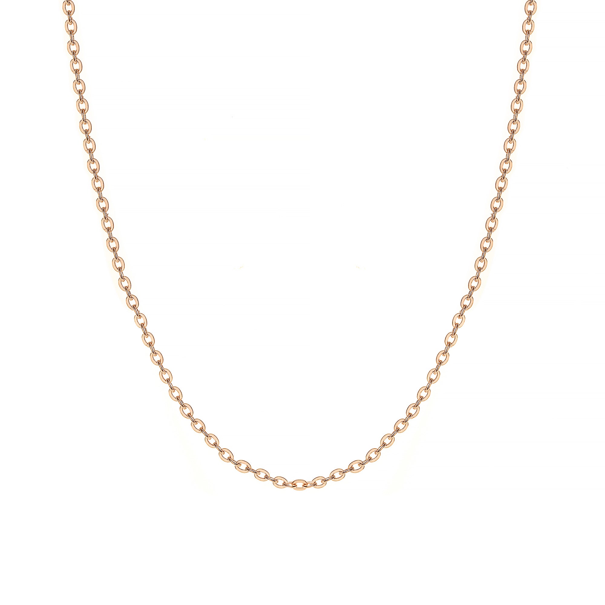 Fancy Gold Necklace Chain 18K Rosegold (S2211220243)