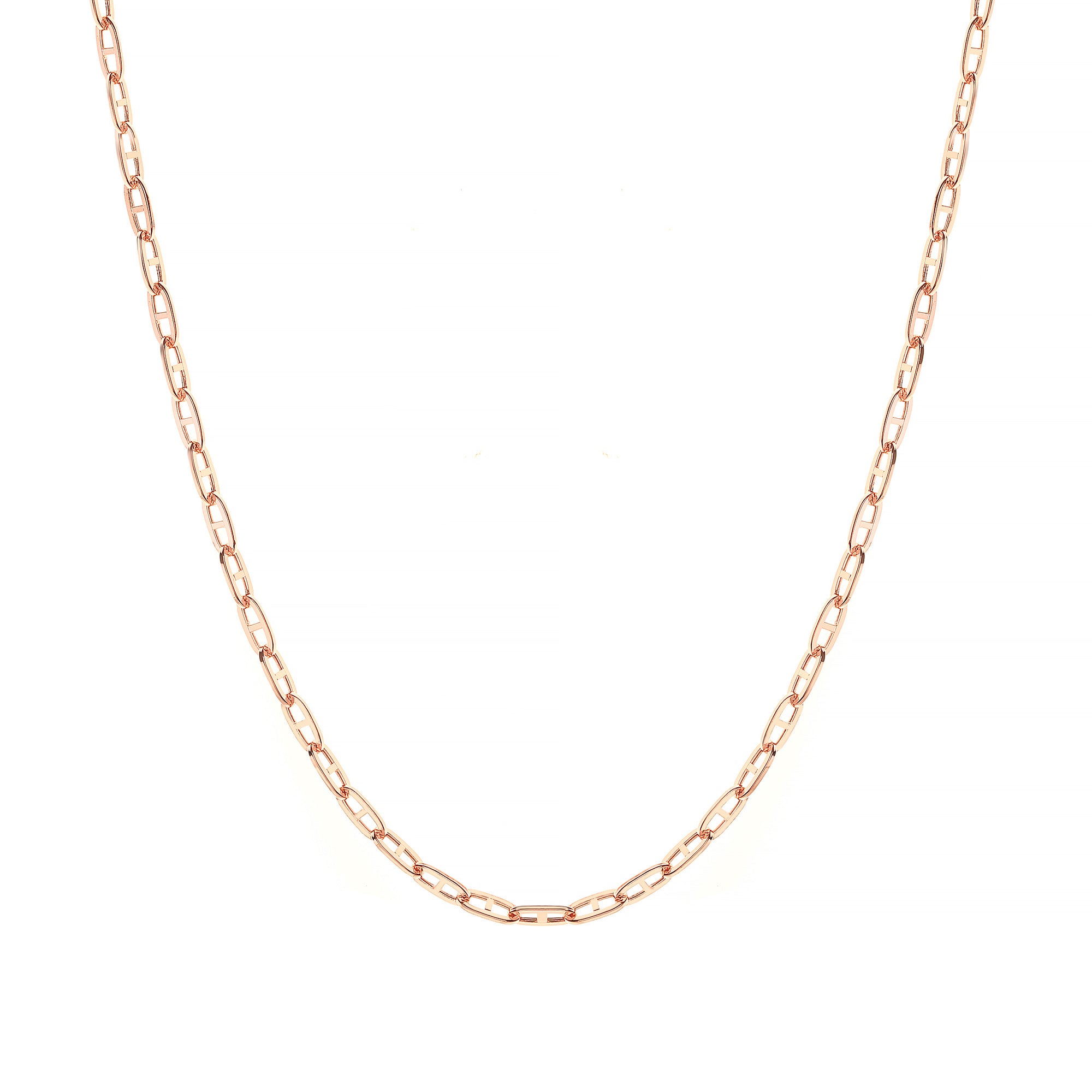 Paper Gold Necklace Chain 18K Rosegold (S2304040080)