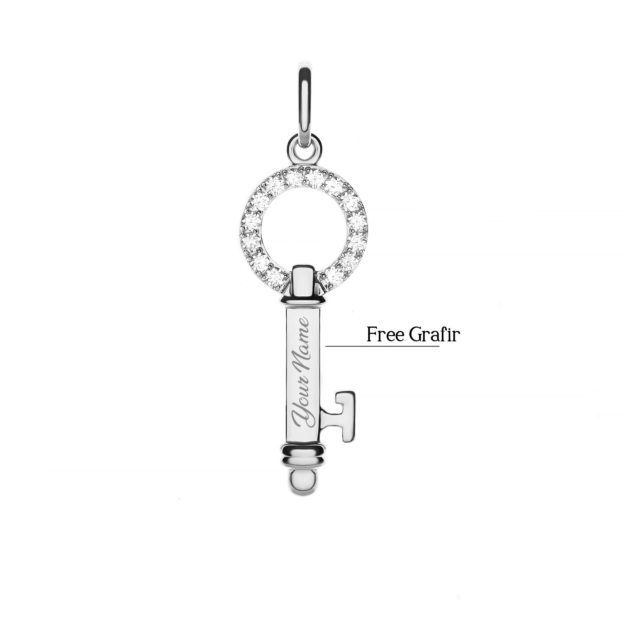 Integrity Key Diamond Pendant (P2206230386)