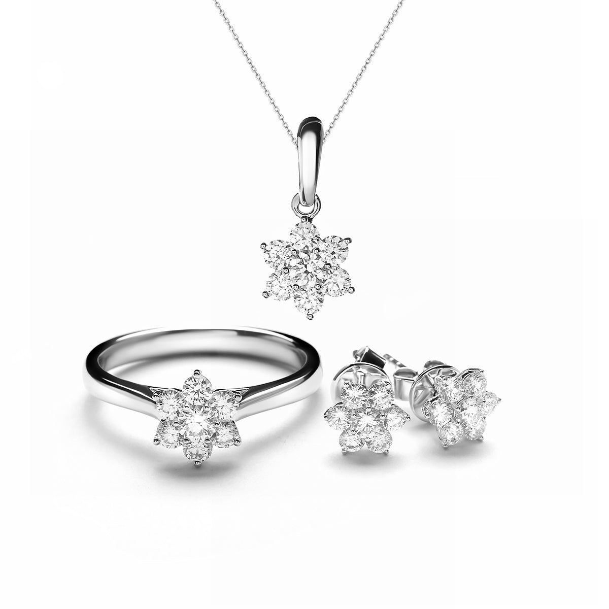 Sakura Small Set Diamond (Royal Tea)