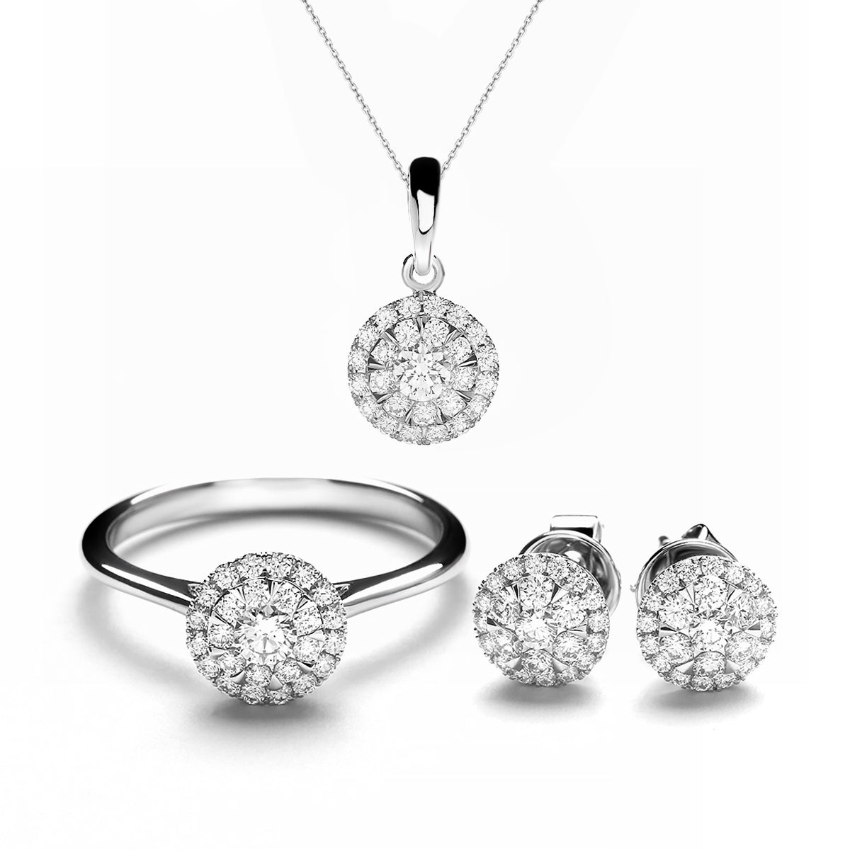 Levina Medium Set Diamond (Red Wine)